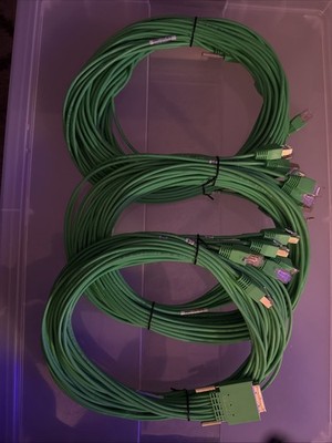 Lot of 3 Genuine Cisco CAB-ASYNC-8= (72-101029-01) Rev A0 Serial Cables NEW 