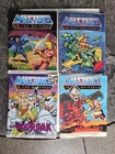 1980's VINTAGE LOT of  4 HE-MAN MASTERS OF THE UNIVERSE MINI COMIC BOOKS