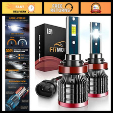 16000lm H11h9h8 Led Light Bulbs 6500k Cool White Off-roadfog Lights 2-pack 16000lm H11h9h8 Led Light Bulbs 6500k Cool White Off-roadfog Lights 2-pack