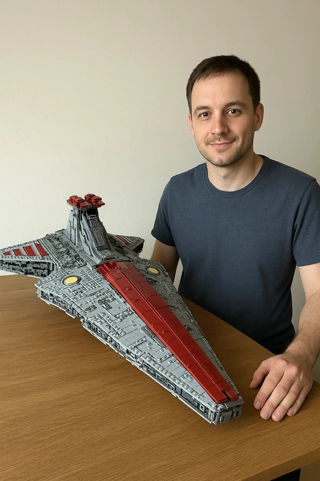 Venator-Class Republic Attack Cruiser | 5374 PCS Starship Building Set. NO BOX - Image 2 of 4
