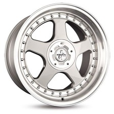 1x KESKIN WHEELS KT1 KLASSIK silver lip polish 8.5Jx18 5x112 ET15