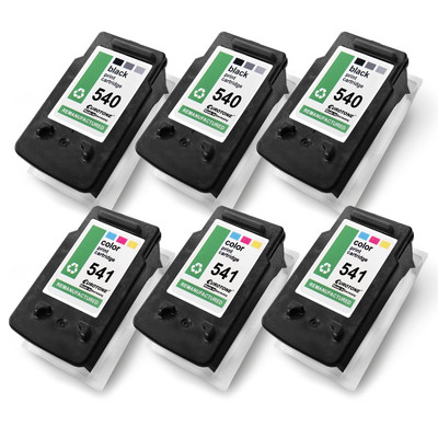 6x ECO Ink 3+3 for Canon Pixma MX-515 MX-524 MX-475 MG-4250 MX-525 MX-375