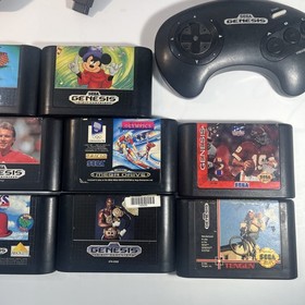 Sega Genesis Model 2 Console Bundle with Controller & 14 Games - MK-1631 Working