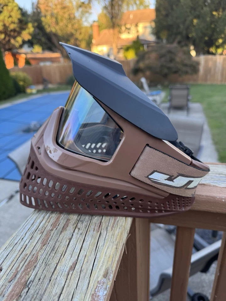 Máscara de paintball JT Proflex x con gafas de color marrón/marrón LE de cambio rápido Foto 2 de 4