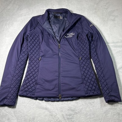 $300 Kjus Macuna Jacket Insulated Nano Puff Womens 36 Small Company Logo Outdoor