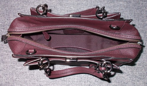 Schöne echt Leder Tasche von Coach - Modell 38551 GM/Oxblood - Bild 3 von 6