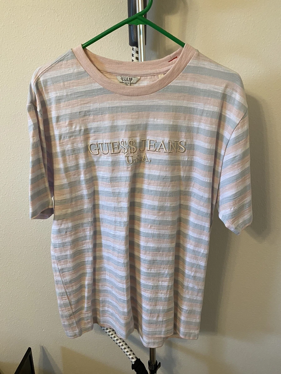 Asap Rocky Jeans Striped T-shirt M A$AP Cotton Candy Citrus Wotherspoon eBay