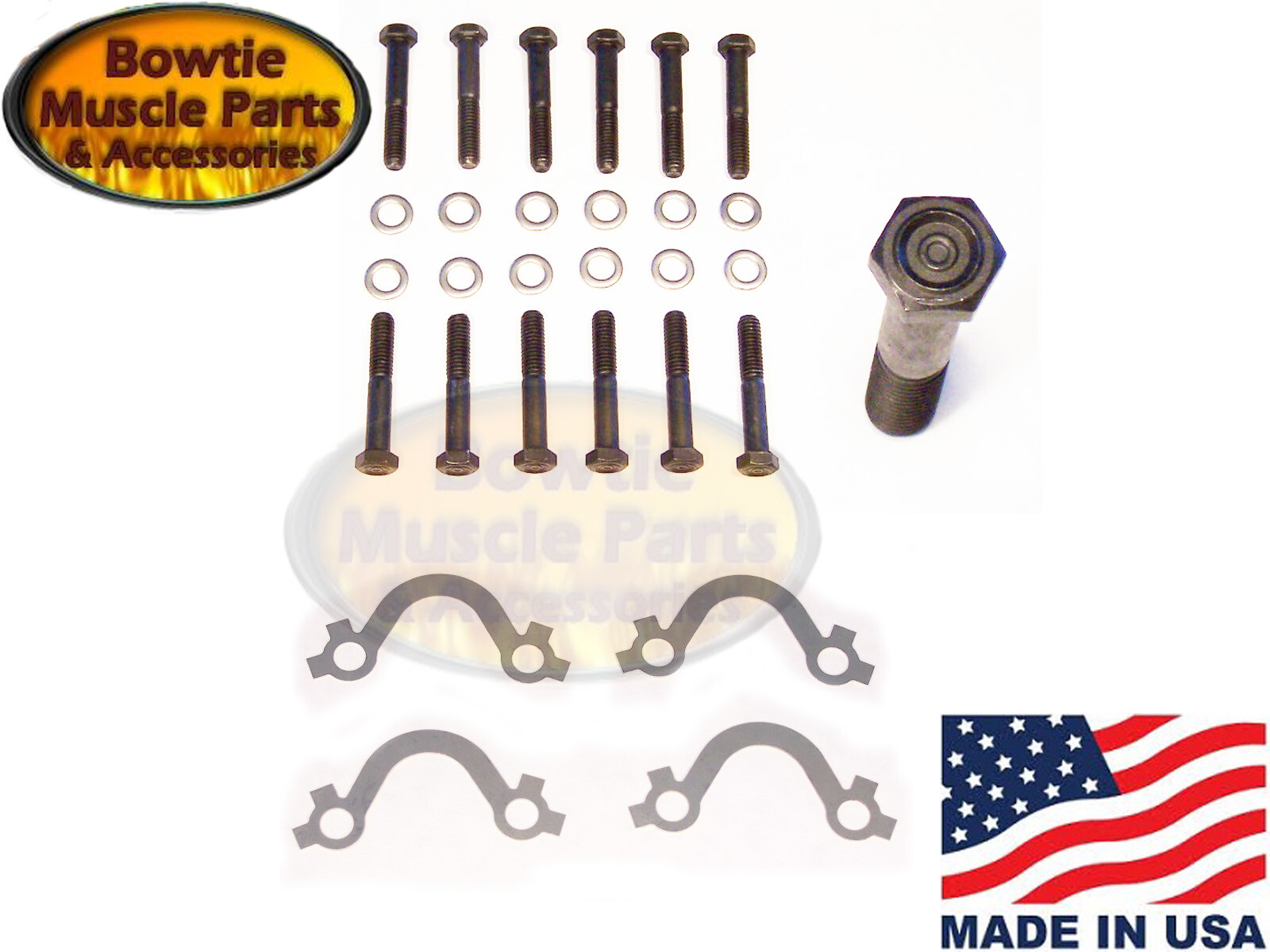 6774 CAMARO NOVA CHEVELLE EL CAMINO EXHAUST MANIFOLD BOLT KIT WITH