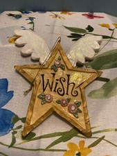 Kurt S. Adler Wish Heart w/ Wings Christmas Ornament