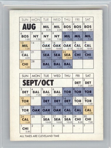Horarios de bolsillo de béisbol y MLB 1980-2023 * Tú eliges * - Imagen 10 de 53