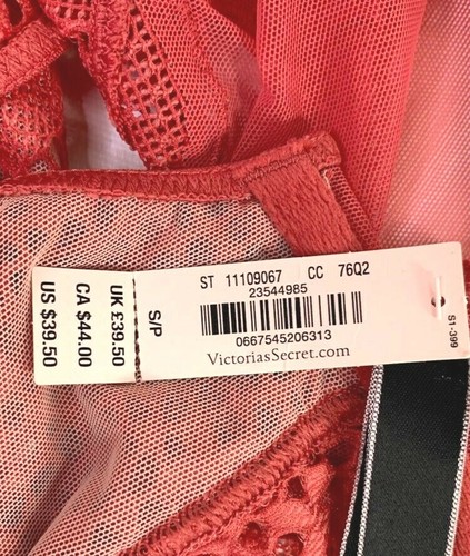 Victorias Secret Very Sexy Bralette Bra Lace Sheer Racerback Wire Free NWT B1705 - Picture 32 of 56
