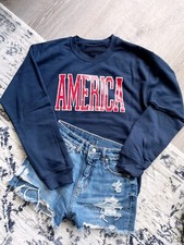 America crewneck sweatshirt vintage