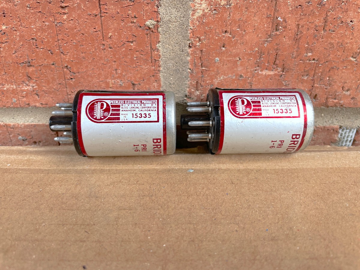 Altec Octal Bridging Transformer Peerless 15335 Vintage Rare | eBay