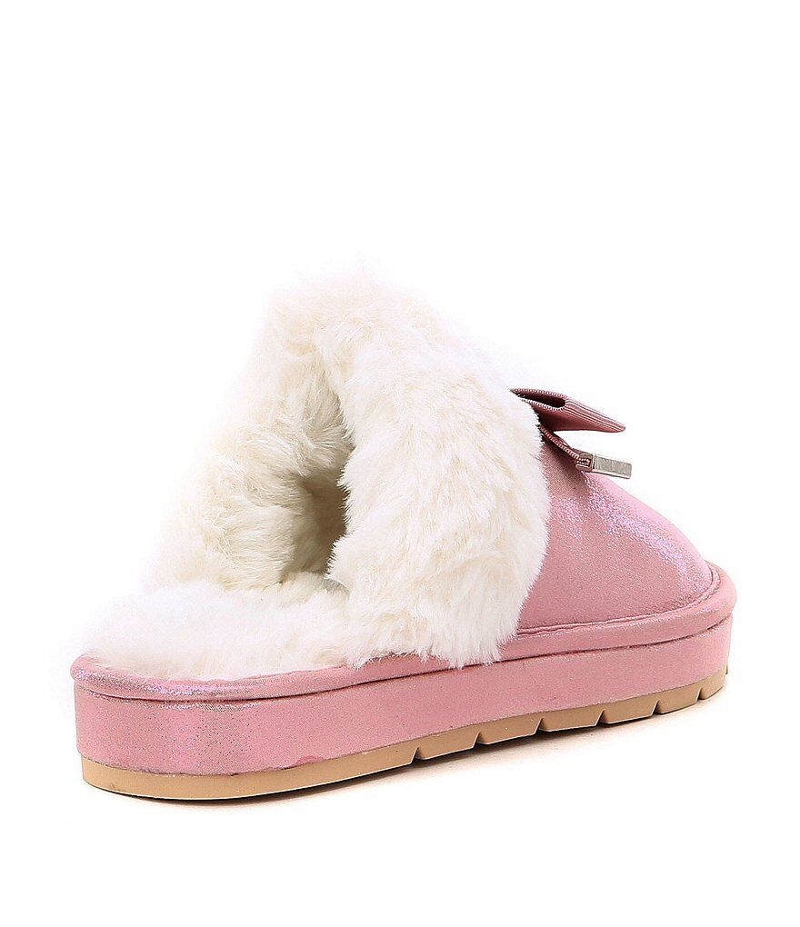 getuige Intact Speciaal MICHAEL Michael Kors Girls' Grace Bow Slippers Pink | eBay