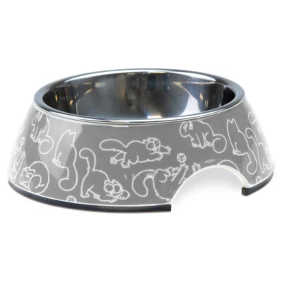 Karlie Katzennapf Simon's Cat dunkelgrau 14cm 160ml für Katzen Zubehör - Bild 1 von 4