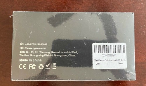 HDMI to USB 3.0 Game Capture Card 1080P 60fps Full HD Video/Audio (QGeeM) MAC/PC - 第 4/4 張圖片
