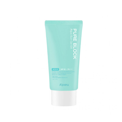 [A'PIEU] Pure Block Aqua Sun Gel EX - 50ml (SPF50+ PA+++) / Free Gift
