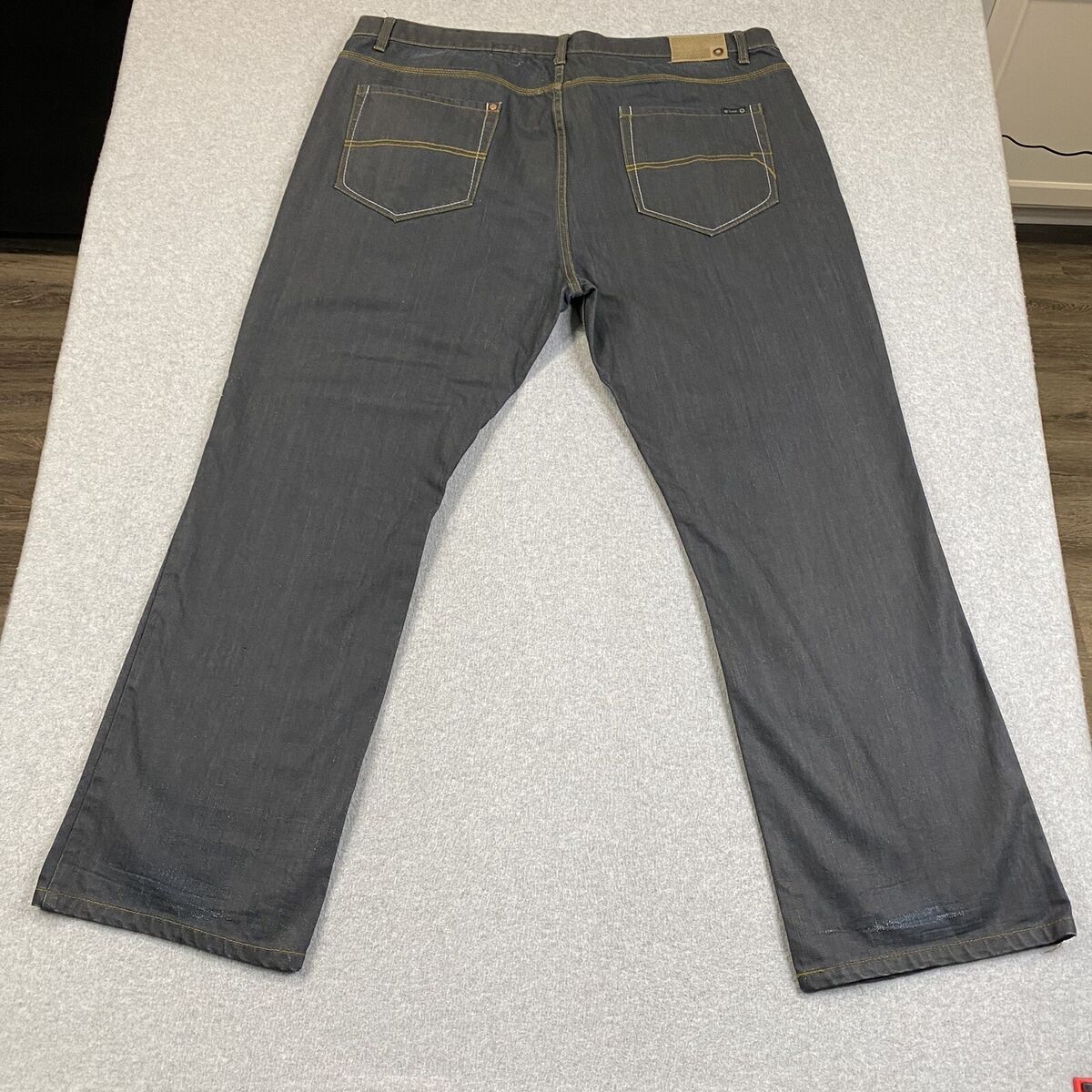 OLook Jeans Mens 44x32 310 Relaxed Straight Denim Dark Wash OLook Jeans Mens 44x32 310 Relaxed Straight Denim Dark Wash