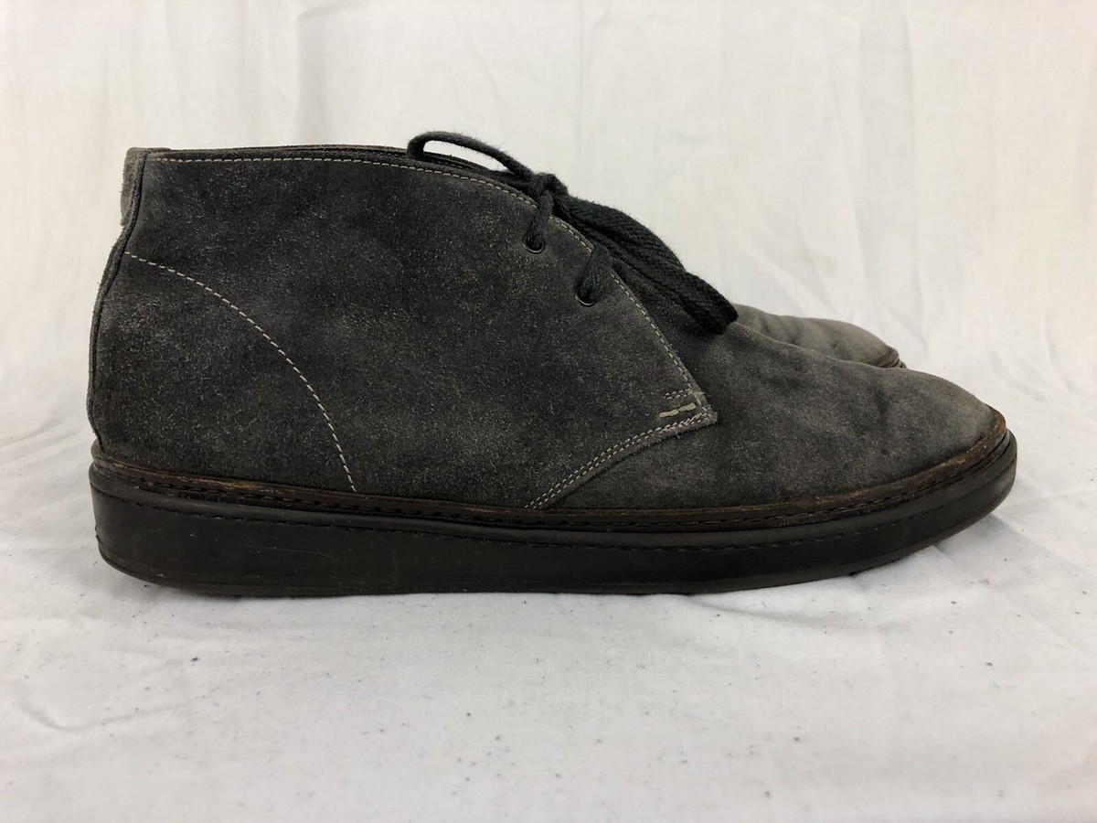 To Boot New York Mens US 12 Grey Suede Chukka Laced Ankle 