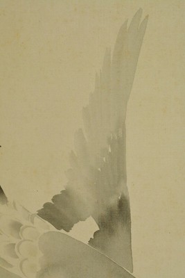 JAPANESE PAINTING OLD Hanging Scroll Duck Picture INK ART Antique