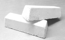 White Luster Buffing Compound Metal Polishing Rouge Jewelers Polish 2 Large Bars