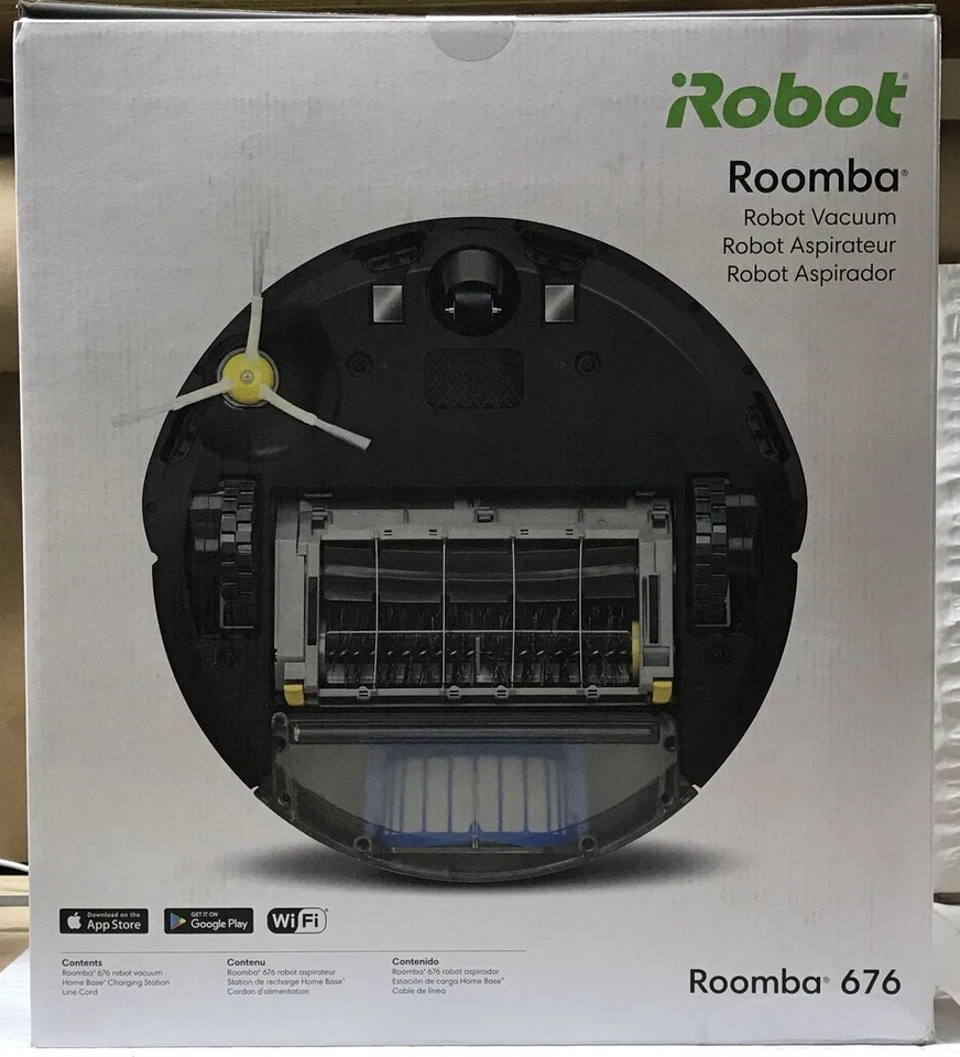 Nuevo robot aspirador iRobot Roomba 676 conectado Wi-Fi Foto 2 de 3