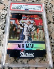 TOM BRADY Panini Score Air Mail Hot Rookies Die Cut PSA Near Mint SP GOAT HOF🔥$