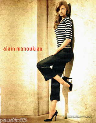 ADVERTISEMENT ADVERTISING 046 2006 Alain Manoukian knitwear haute couture