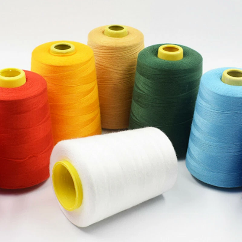 8000 Yard Overlocker Sewing Thread Embroidery Machine Line Quilting Single White - Image 2 of 4