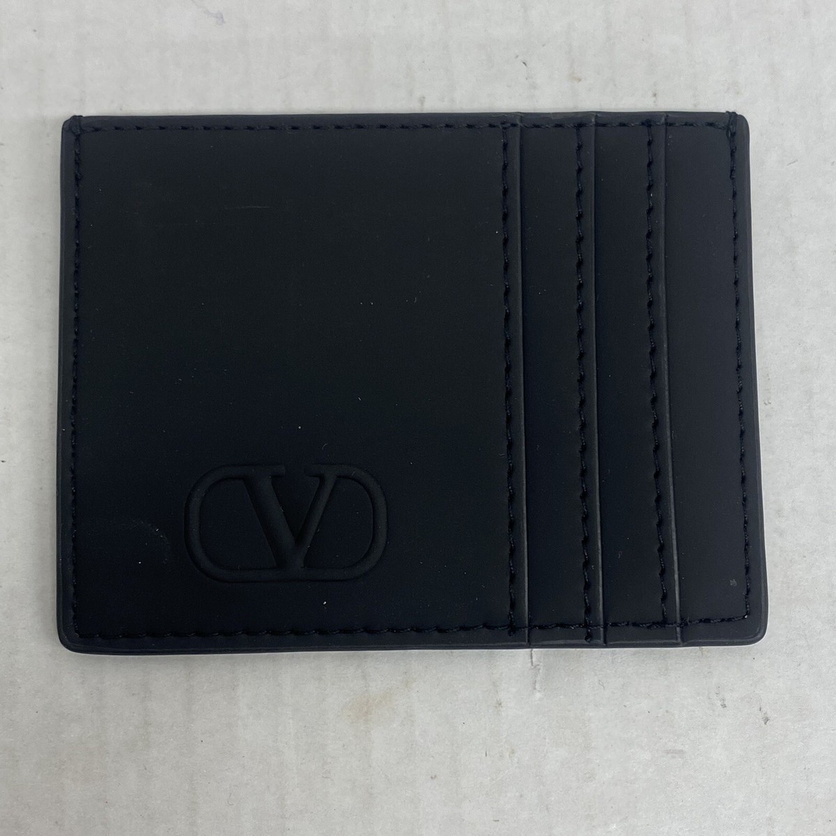 Valentino Rock Stud Cardholder Born In Roma Black & Pink 4