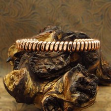Heavy Gauge Copper Cuff Bracelet