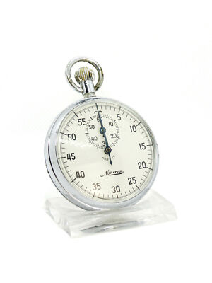 Minuterie sport Minerva chronomètre à remontage manuel montre de tendance poche analogique