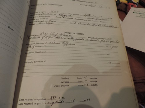 1939 FDNY Stazione Log Journal Brooklyn NY Fire Department Engine Company #2? - Foto 8 di 8