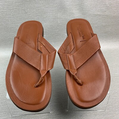 To Boot New York/Adam Derrick Sandals Brown Leather Flip  display picture 2
