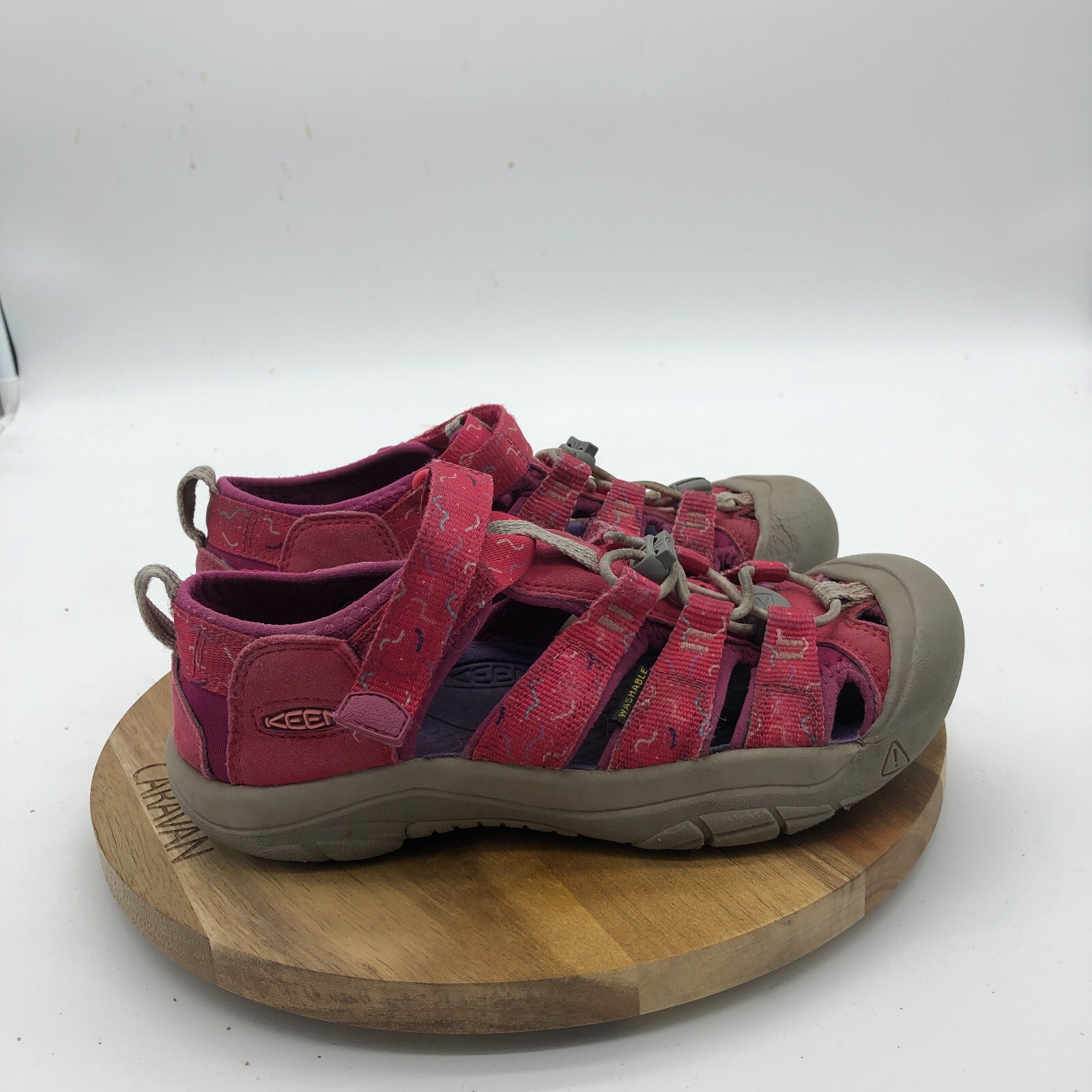 Sandali Keen Newport H2 ragazze 3 scarpe da trekking impermeabili in pelle all'aperto