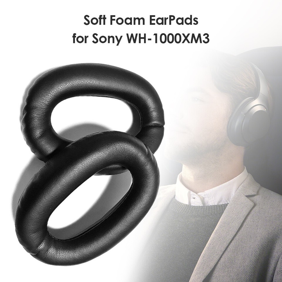 1 Pair Replacement Ear Cushions Earpads for Sony WH1000XM3 Headphones