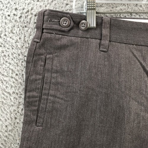 GAP Chino Shorts Womens 18 Gray Mid Rise Zip Fly Cotton Blend Pockets Casual NEW - Picture 4 of 22