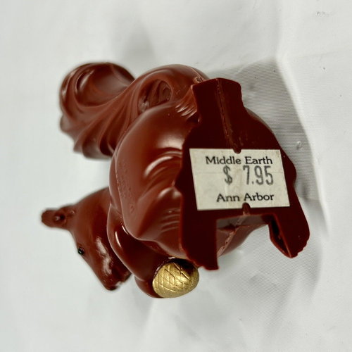 Squirrel Acorn Bobblehead Nodder Brown Plastic Celluloid VTG Breba West Germany - Picture 12 of 17