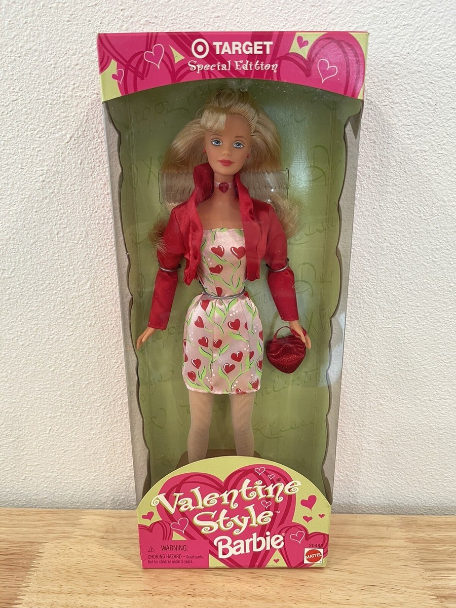 Valentine Style Barbie Doll Target Special Edition 1998 Mattel