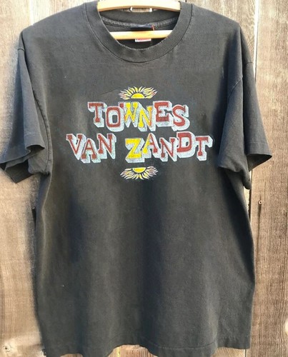 T-shirt Townes Van Zandt - Hommage Au Musicien - Blanc - Taille S à 5XL - Coton Gildan - Personnalisable