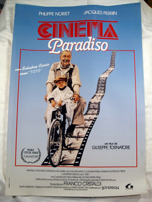 CINEMA PARADISO - Poster Filmplakat - GEROLLT REPRINT - Tornatore Noiret