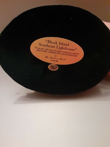 Faro histórico ""Block Island Southeast"" 1993 como nuevo. 3,5" - Imagen 9 de 11