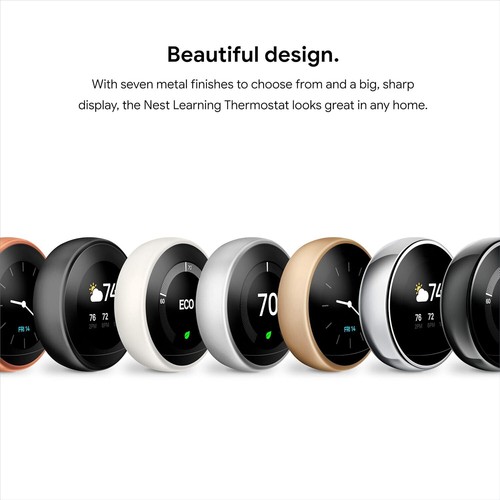 Google Nest Learning Thermostat - 3rd Gen (2015) - Programmable Smart Thermostat - Picture 37 of 50