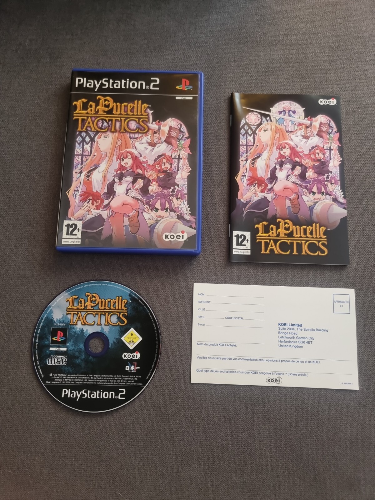 PS2 La Pucelle: Tactics FRA archi complet disc 10/10 comme neuf !! Playstation 2