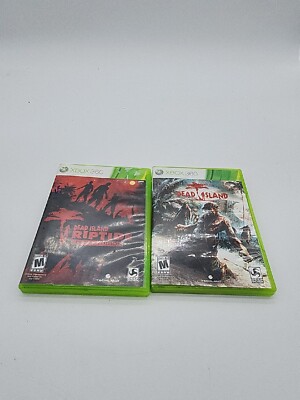 Dead Island AND Read Island Riptide Special Edition XBOX 360 (2011,2013) Tested