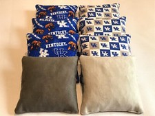 UNIVERSITY OF KENTUCKY CORNHOLE BEAN BAGS SET OF 8 STICK AND SLICK WILDCATS