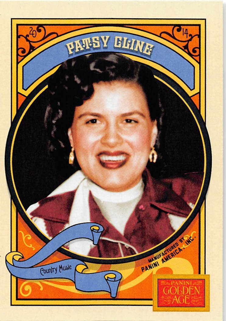 2014 Panini Golden Age #53 Patsy Cline (American Country Music Singer)