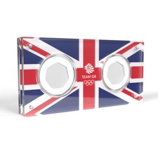 Olympic 50p 2 Coin Acrylic Display Case Holder