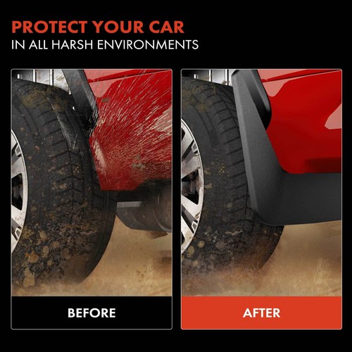 For 2008-2012 Jeep Liberty 4Pcs Front Rear Splash Guards Mud Flaps Mud Guards - Picture 9 of 9