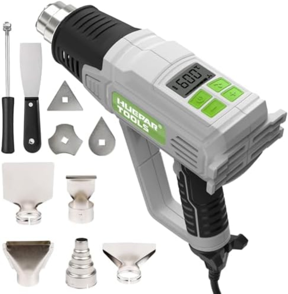 Huepar Tools Termosoffiatore Professionale 2300W con Display LCD